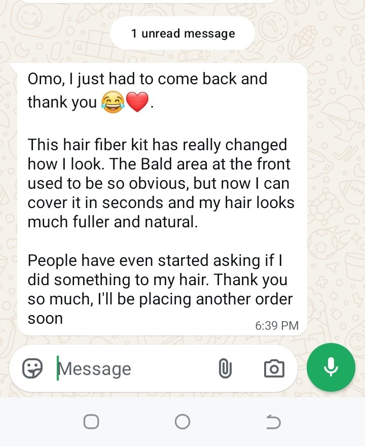 Happy customer